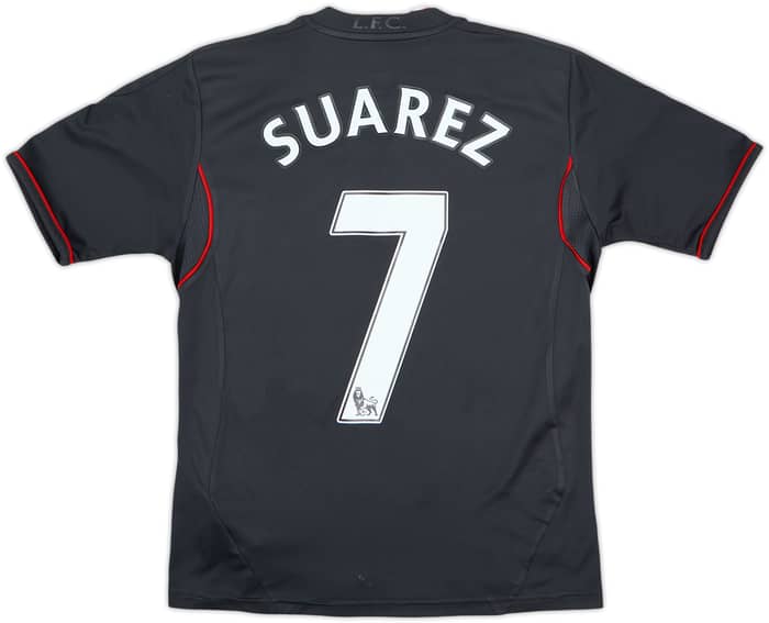 2011-12 Liverpool Away Shirt Suarez #7 - 6/10 - (M.Boys)