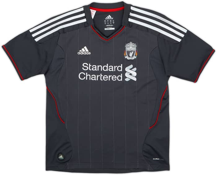 2011-12 Liverpool Away Shirt Suarez #7 - 6/10 - (M.Boys)