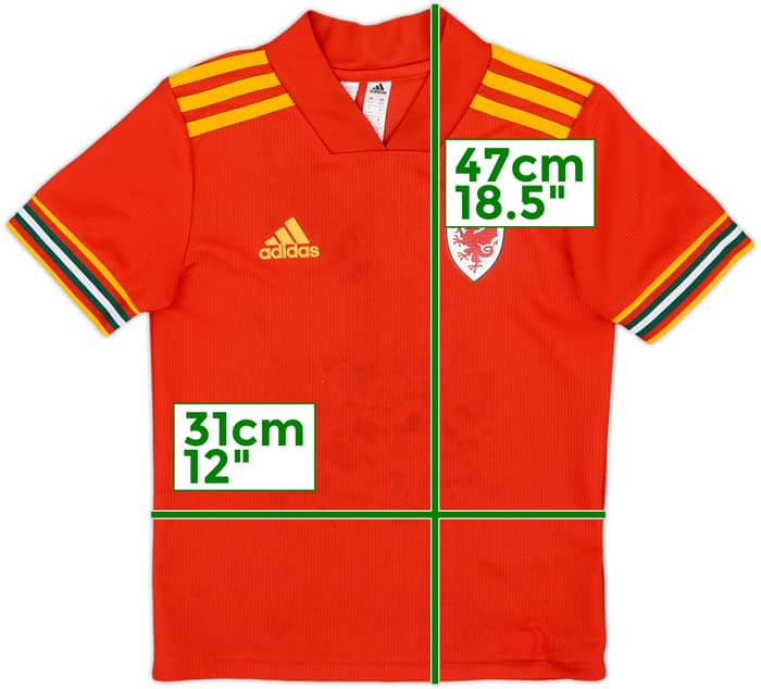 2020-21 Wales Home Shirt - 5/10 - (5-6 Years)