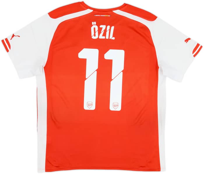 2014-15 Arsenal Home Shirt Ozil #11 - 5/10 - (L)