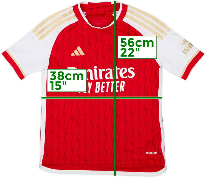 2023-24 Arsenal Home Shirt - 5/10 - (S.Boys)