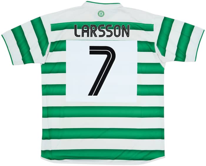2003-04 Celtic Home Shirt Larsson #7 - 5/10 - (XL)