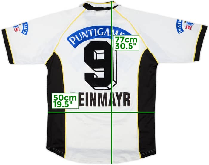 1998-99 Sturm Graz Home Shirt Reinmayr #9 - 6/10 - (M)