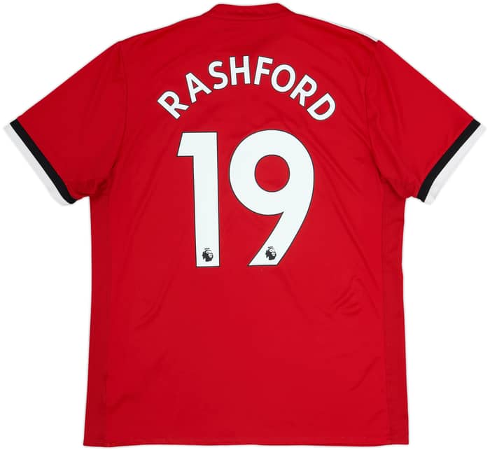 2017-18 Manchester United Home Shirt Rashford #19 - 5/10 - (L)