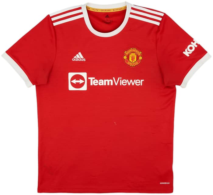2021-22 Manchester United Home Shirt Ronaldo #7 - 5/10 - (L)