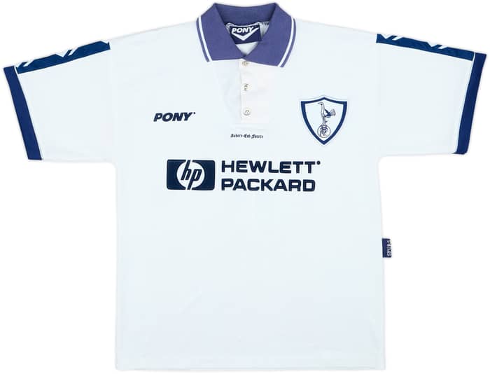1995-97 Tottenham Home Shirt Sheringham #10 - 8/10 - (M)