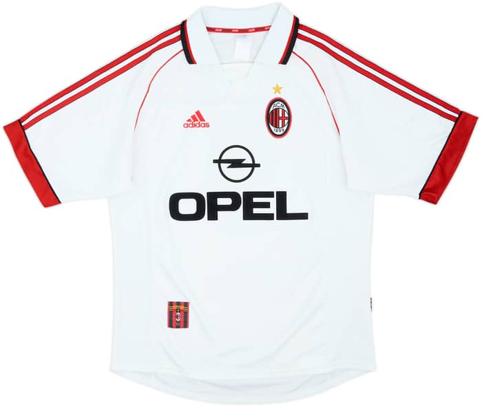 1998-99 AC Milan Away Shirt Weah #9 - 8/10 - (M)