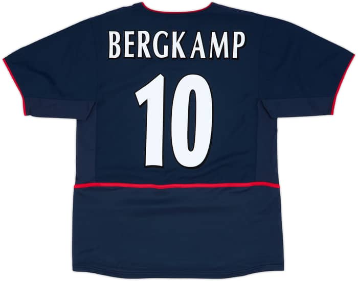 2002-04 Arsenal Away Shirt Bergkamp #10 - 8/10 - (M)