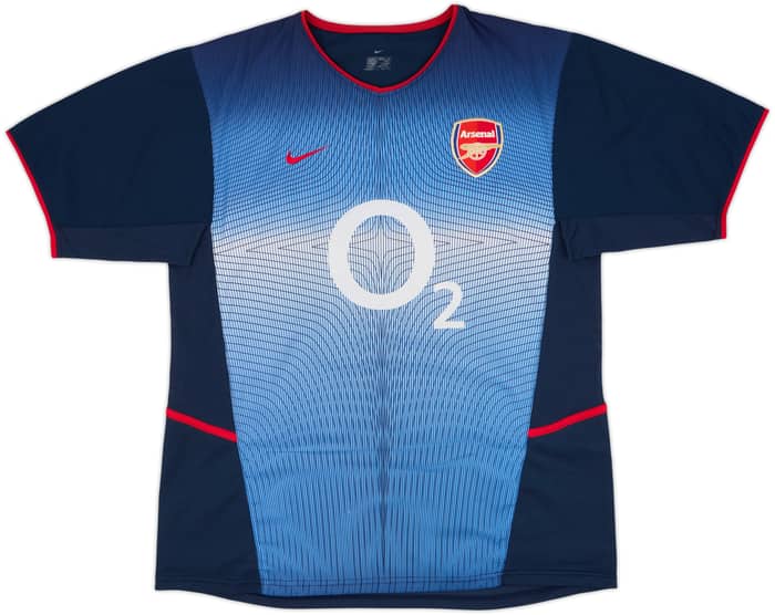 2002-04 Arsenal Away Shirt Bergkamp #10 - 8/10 - (M)