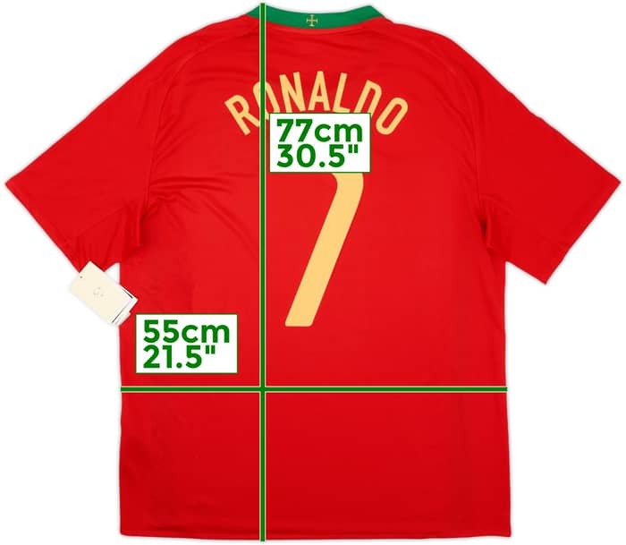2008-10 Portugal Local Camiseta Ronaldo #7 (L)