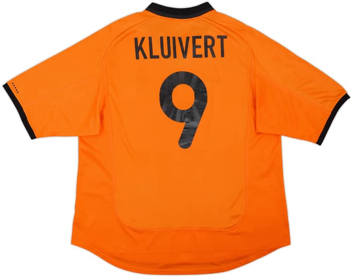 2000-02 Netherlands Home Shirt Kluivert #9 - 7/10 - (XL)