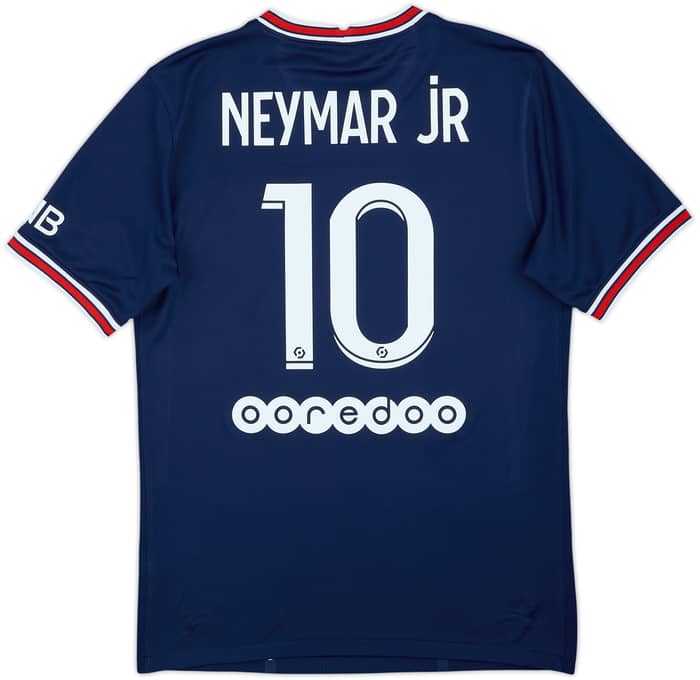2021-22 Paris Saint-Germain Home Shirt Neymar Jr #10 - 10/10 - (S)