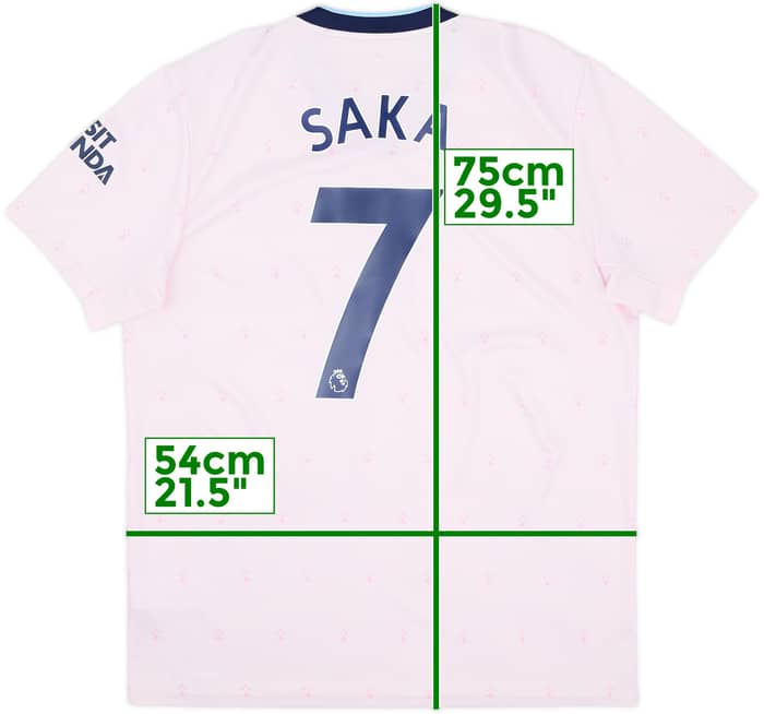 2022-23 Arsenal Third Shirt Saka #7 - 5/10 - (L)