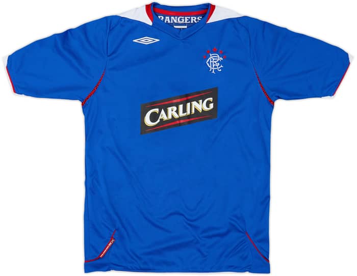 2006-07 Rangers Home Shirt - 4/10 - (XL.Boys)