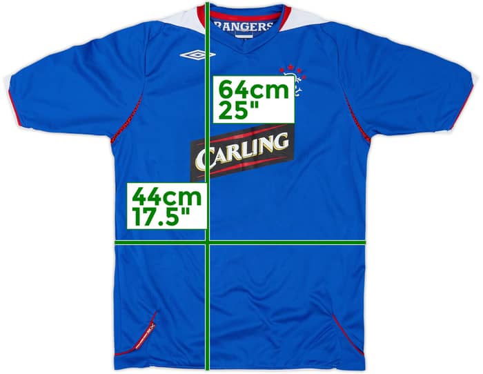 2006-07 Rangers Home Shirt - 4/10 - (XL.Boys)