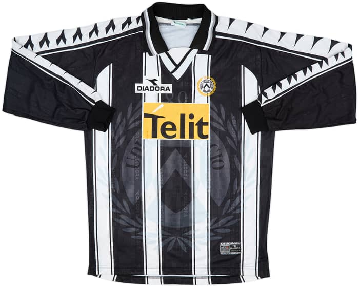 1999-00 Udinese Home L/S Shirt Fiore #7 - 9/10 - (L)