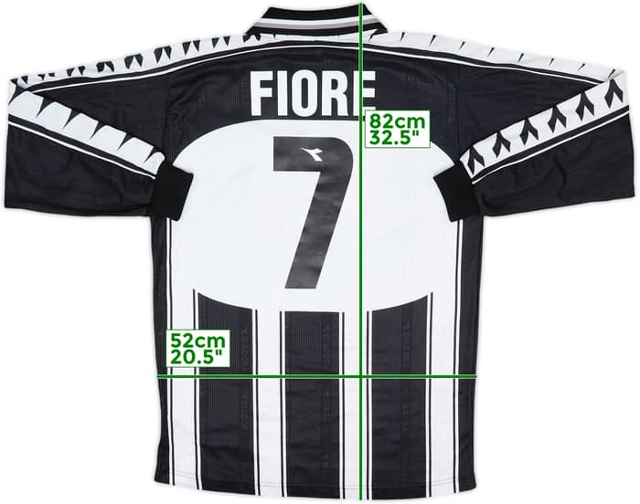1999-00 Udinese Home L/S Shirt Fiore #7 - 9/10 - (L)