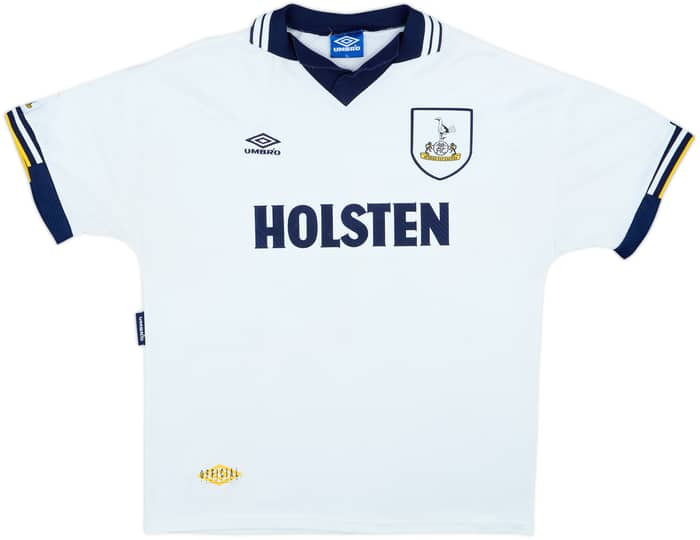 1993-95 Tottenham Home Shirt Klinsmann #18 - 9/10 - (XL)