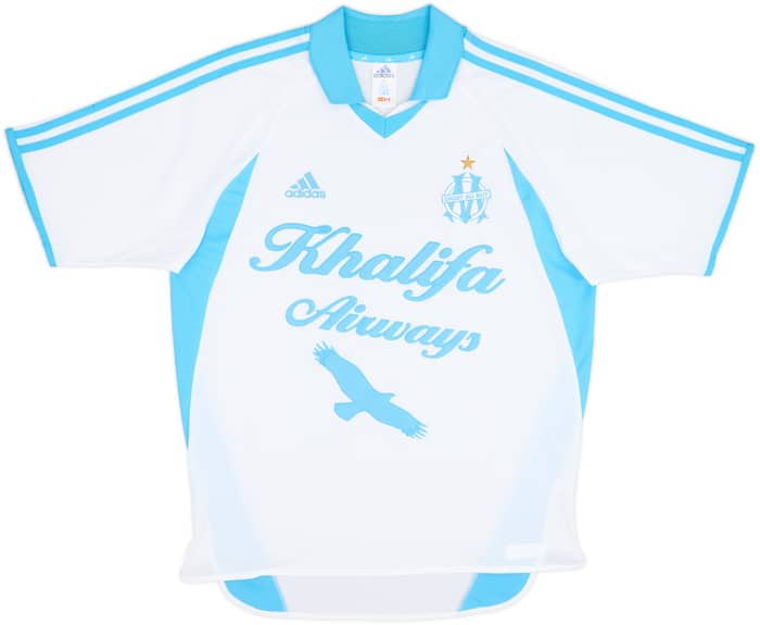 2001-02 Olympique Marseille Home Shirt - 8/10 - (M)