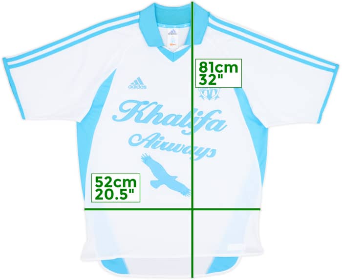 2001-02 Olympique Marseille Home Shirt - 8/10 - (M)