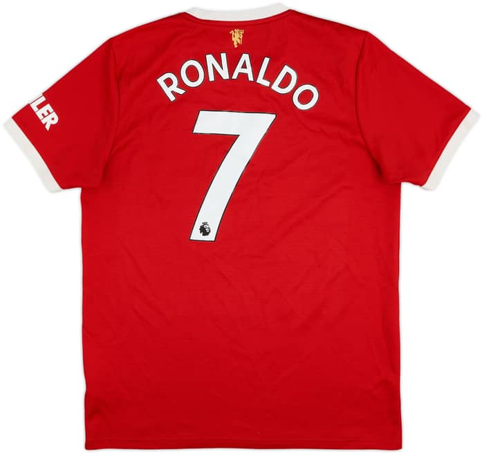 2021-22 Manchester United Home Shirt Ronaldo #7 - 6/10 - (L)