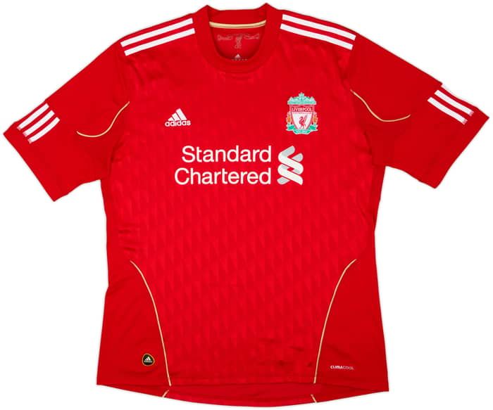 2010-12 Liverpool Camiseta Local Gerrard #8 - 7/10 - (L)