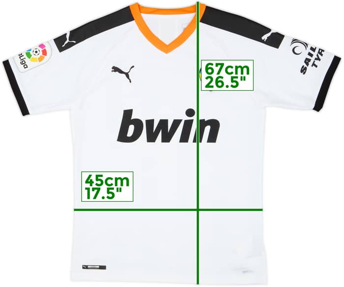 2019-20 Valencia Home Shirt - 10/10 - (S)