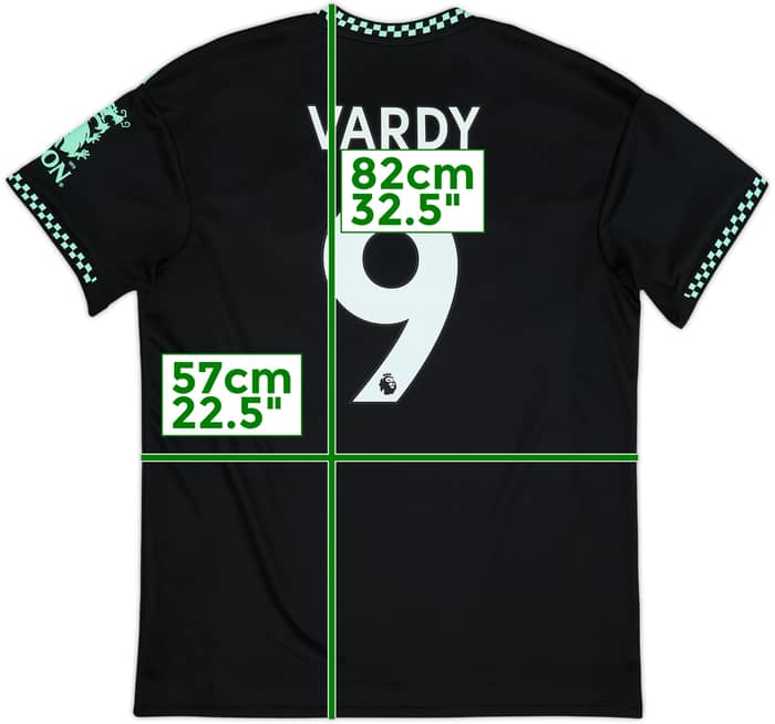 2022-23 Leicester Away Shirt Vardy #9 - 8/10 - (L)