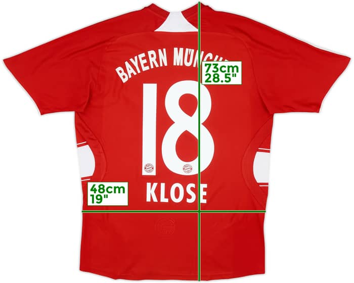 2008-09 Bayern Munich Home Shirt Klose #18 - 8/10 - (XL.Boys)