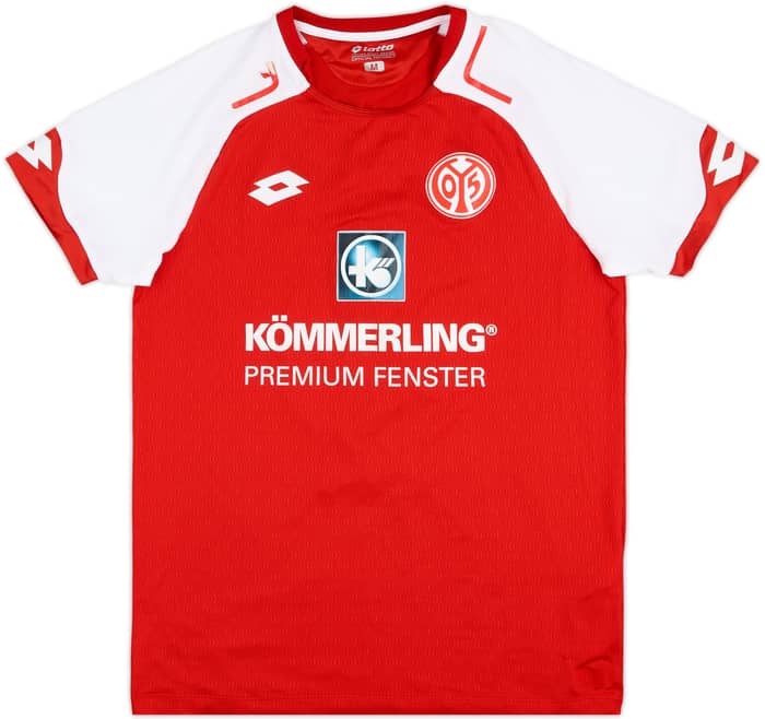 2017-18 FSV Mainz Home Shirt Latza #6 - 6/10 - (M)
