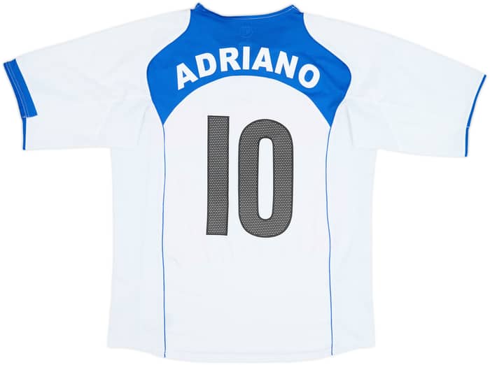 Camiseta de visitante del Inter Milan 2004-05 Adriano #10 - 6/10 - (L)