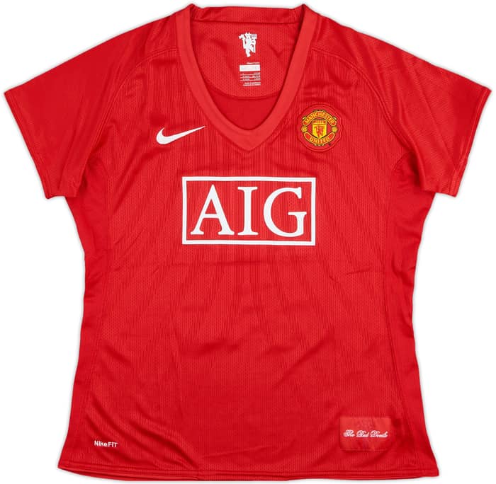 2007-09 Manchester United Home Shirt Rooney #10 - 5/10 - (Women's L)