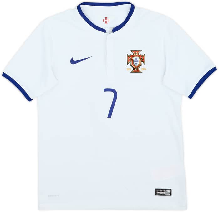 2014-15 Portugal Away Shirt Ronaldo #9 - 8/10 - (M.Boys)