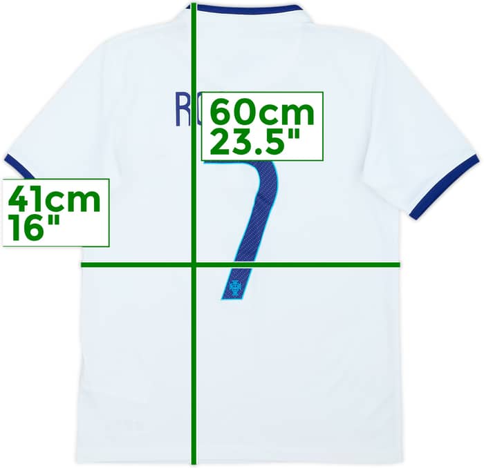 2014-15 Portugal Away Shirt Ronaldo #9 - 8/10 - (M.Boys)