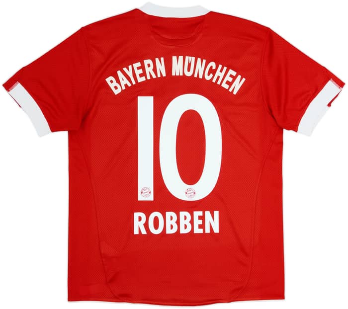 2009-10 Bayern Múnich Camiseta Local Robben #10 - 8/10 - (XL.Niños)