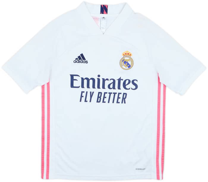 2020-21 Real Madrid Home Shirt - 4/10 - (L.Boys)