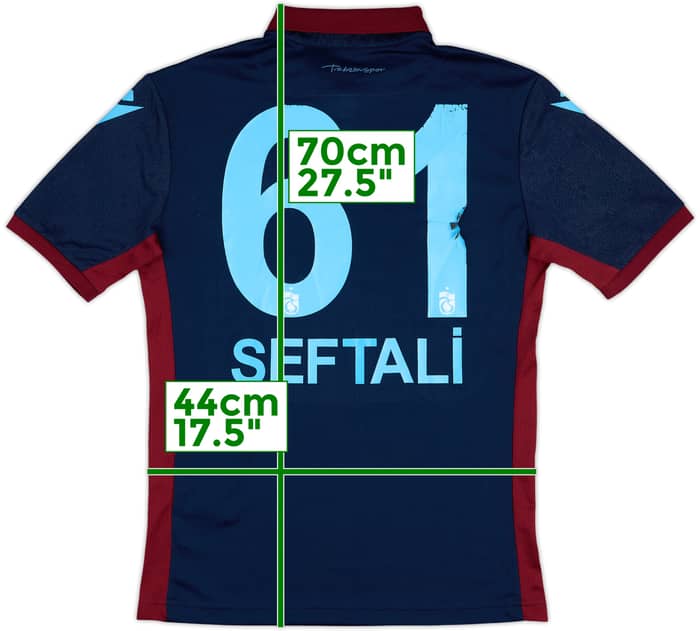2021-22 Trabzonspor Third Shirt Seftali #61 - 5/10 - (S)