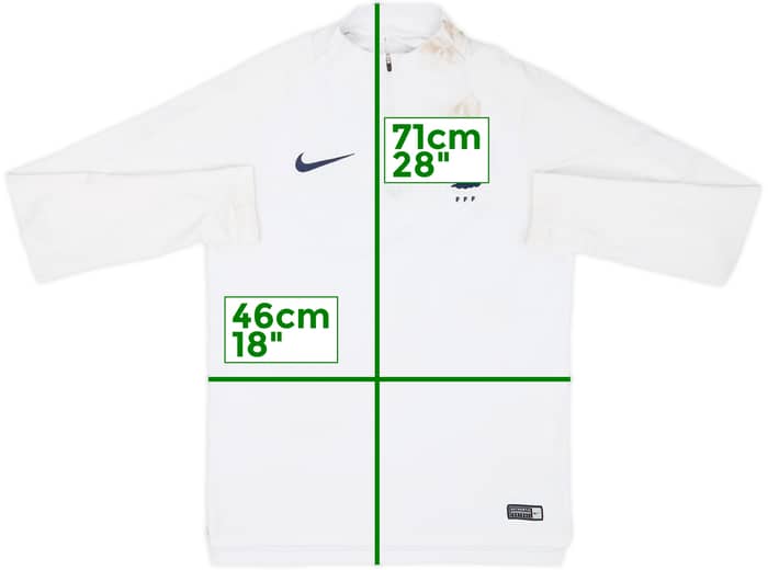 2018-19 France Nike 1/4 Zip Training Top - 5/10 - (S)