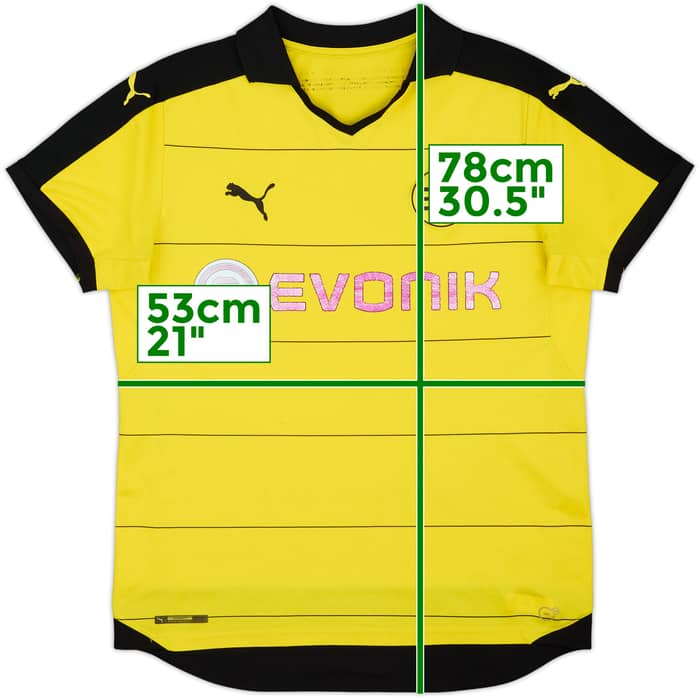 2015-16 Borussia Dortmund Home Shirt - 4/10 - (L)