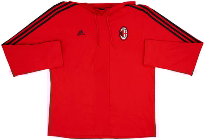 2008-09 AC Milan adidas Hooded Top - 8/10 - (L)