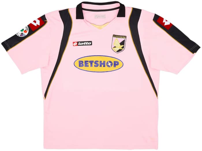2009-10 Palermo Home Shirt Tedesco #4 - 5/10 - (L)