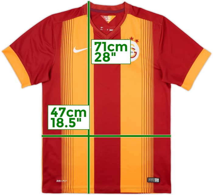 2014-15 Galatasaray Home Shirt - 8/10 - (S)