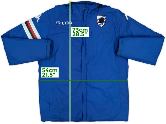 2013-14 Sampdoria Kappa Padded Bench Coat - 6/10 - (XL.Boys)