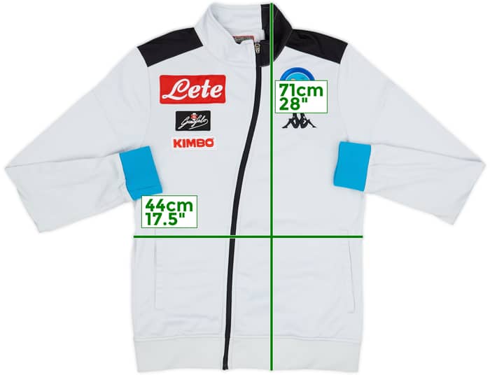 2018-19 Napoli Kappa Track Jacket - 6/10 - (S)