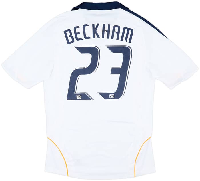 2008-09 LA Galaxy Home Shirt Beckham #23 - 4/10 - (S)