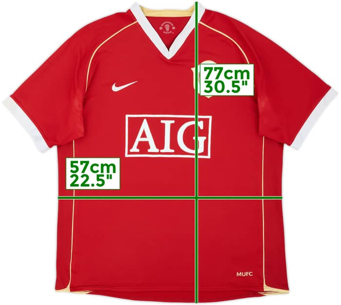 2006-07 Manchester United Home Shirt - 4/10 - (L)