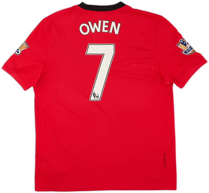 2009-10 Manchester United Home Shirt Owen #7 - 5/10 - (L)
