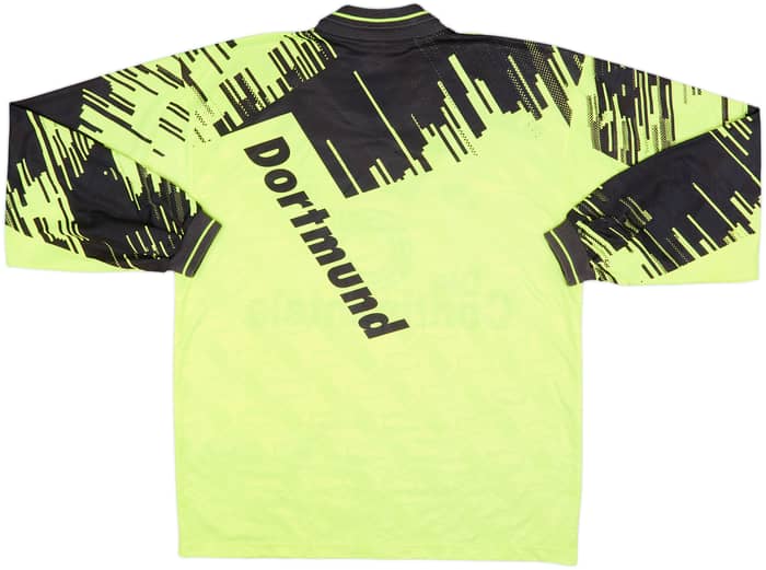 1993-94 Borussia Dortmund Home L/S Shirt - 9/10 - (L)