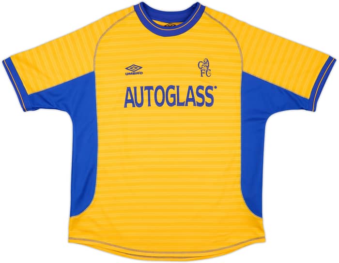 2000-01 Chelsea Away Shirt Zola #25 - 8/10 - (XL)