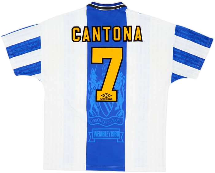 1994-96 Manchester United Third Shirt Cantona #7 - 9/10 - (XL)
